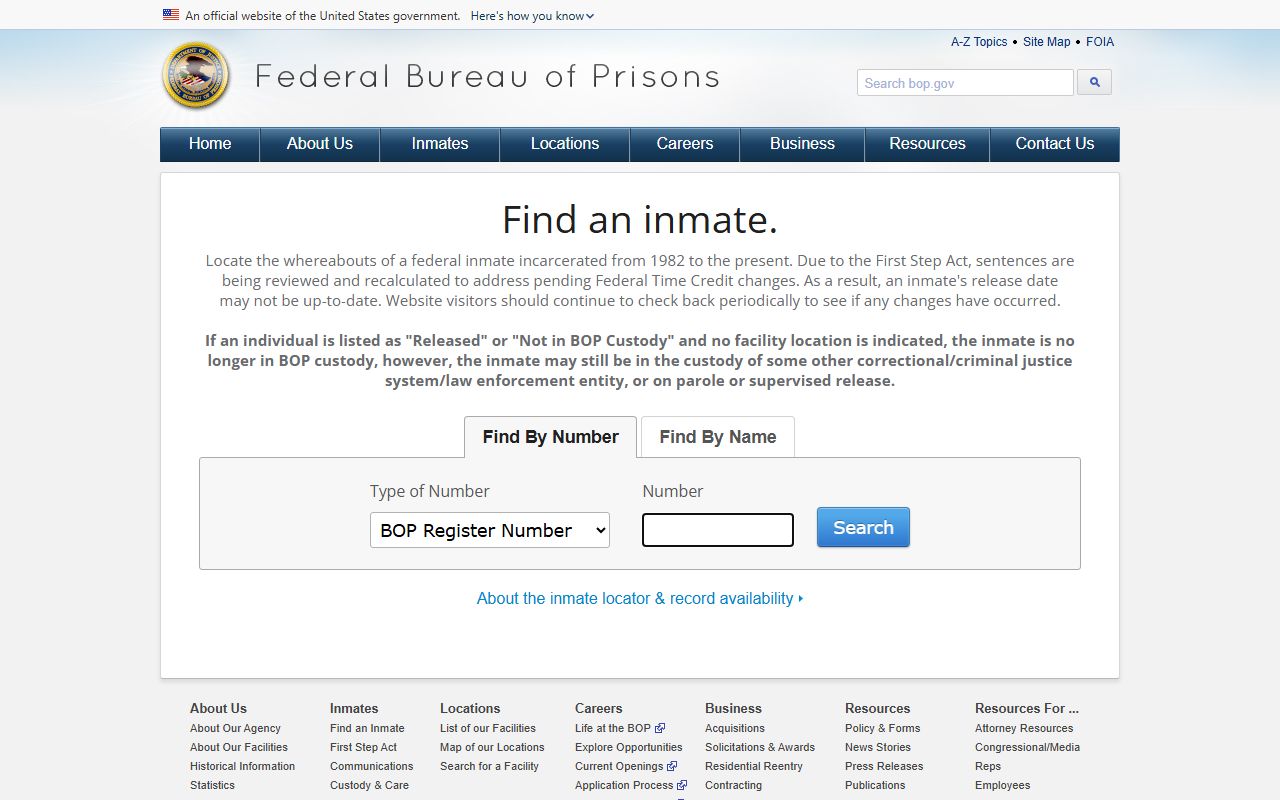 Ford County arrest records and court charges federal inmate locator distinction